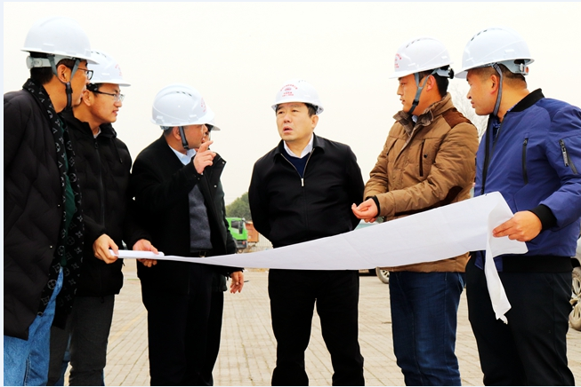 宋津喜到南沿江城际铁路工地现场把脉