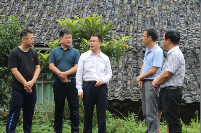 范省伟深入下江镇督导自然灾害防治与脱贫攻坚工作